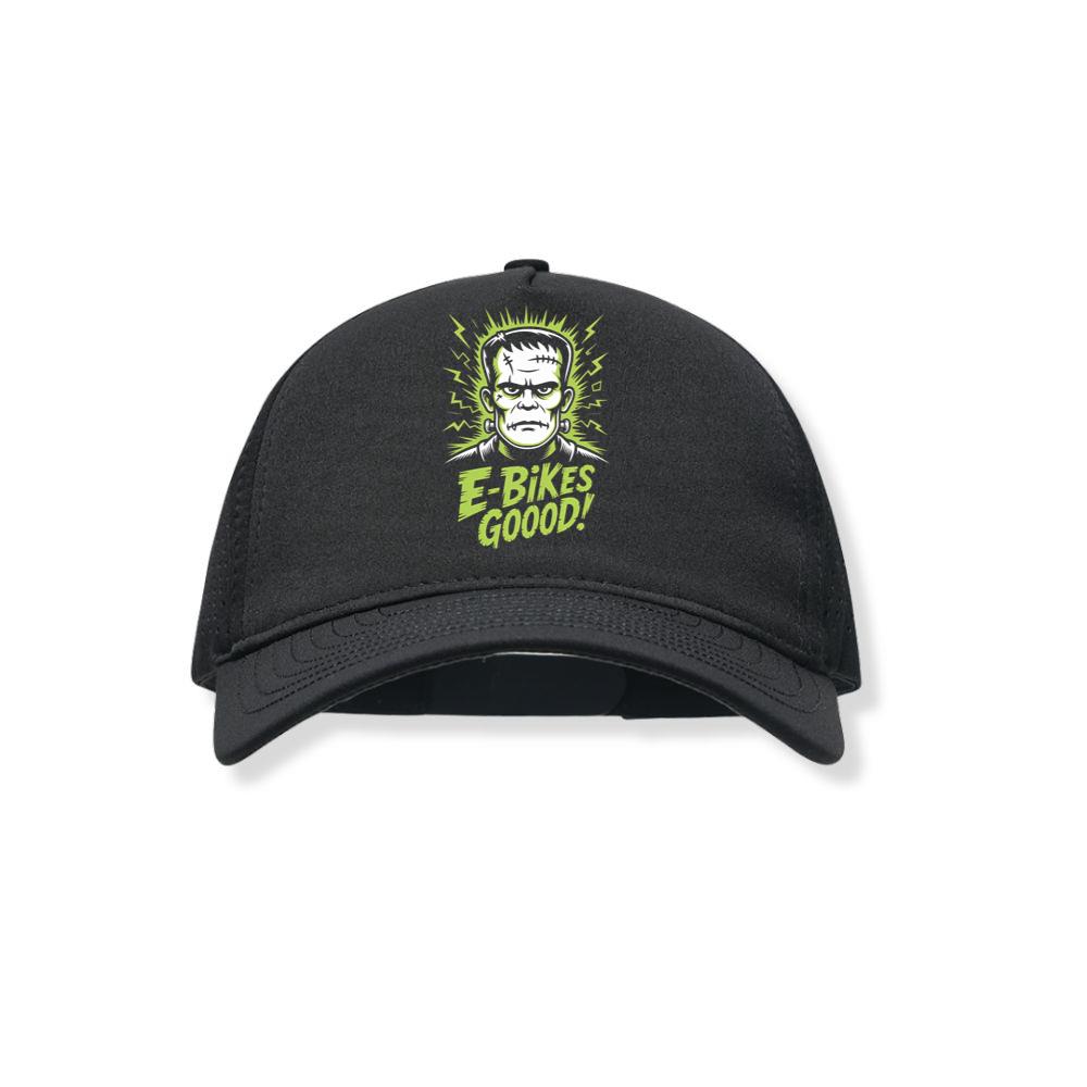 Frankenstein Monster E-Bikes Good Retro Horror Design Black Hat
