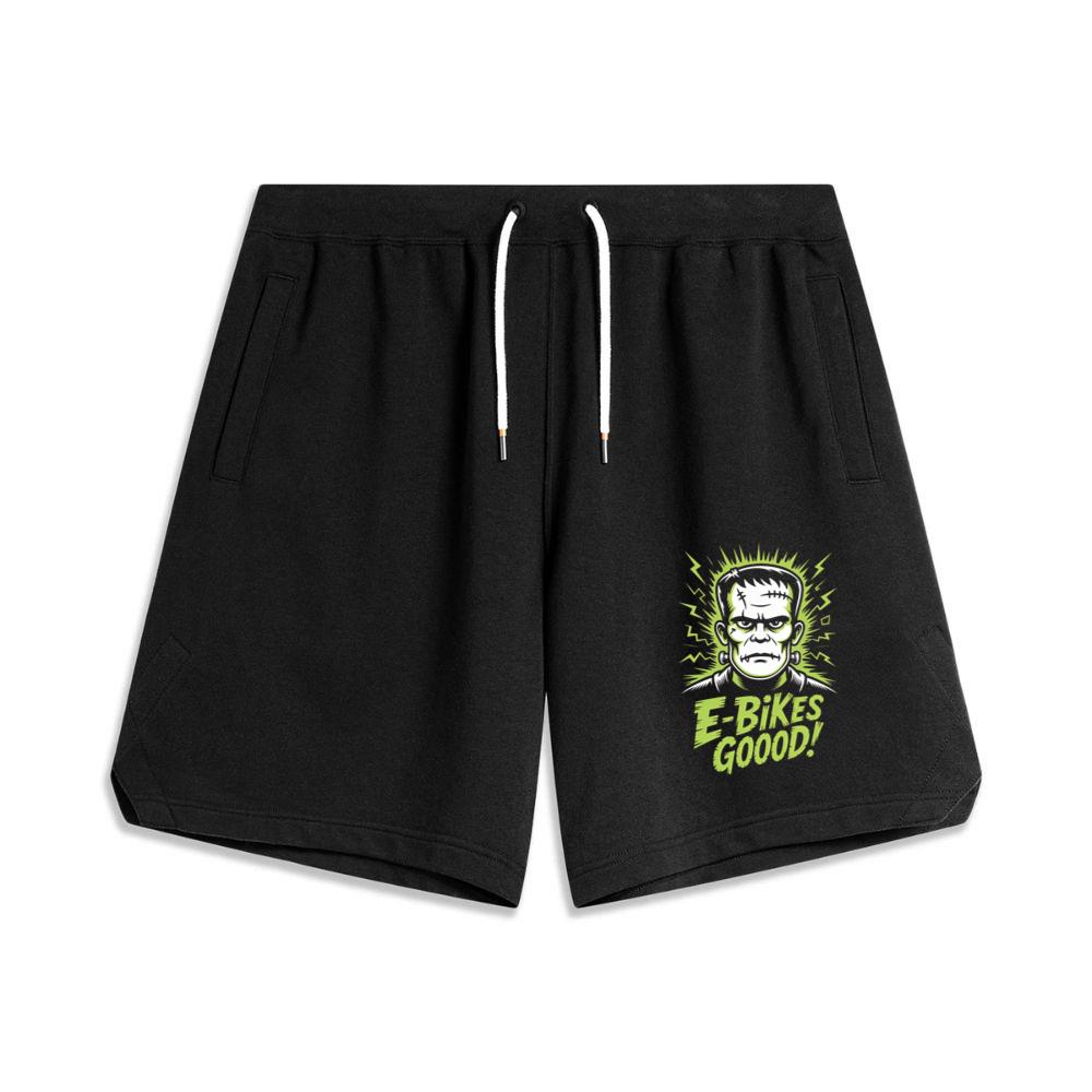 Frankenstein Monster E-Bikes Good Retro Horror Design Short