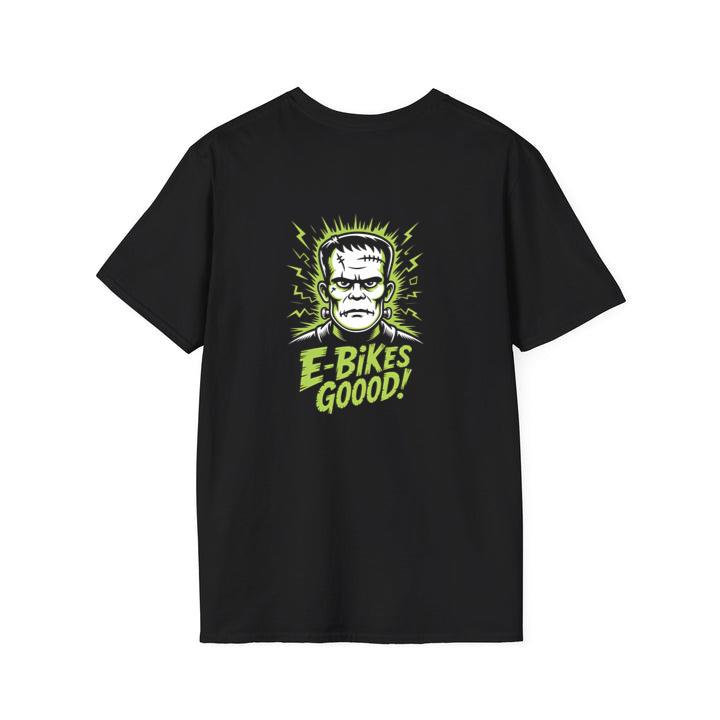 Frankenstein Monster E-Bikes Good Retro Horror Design T-Shirt