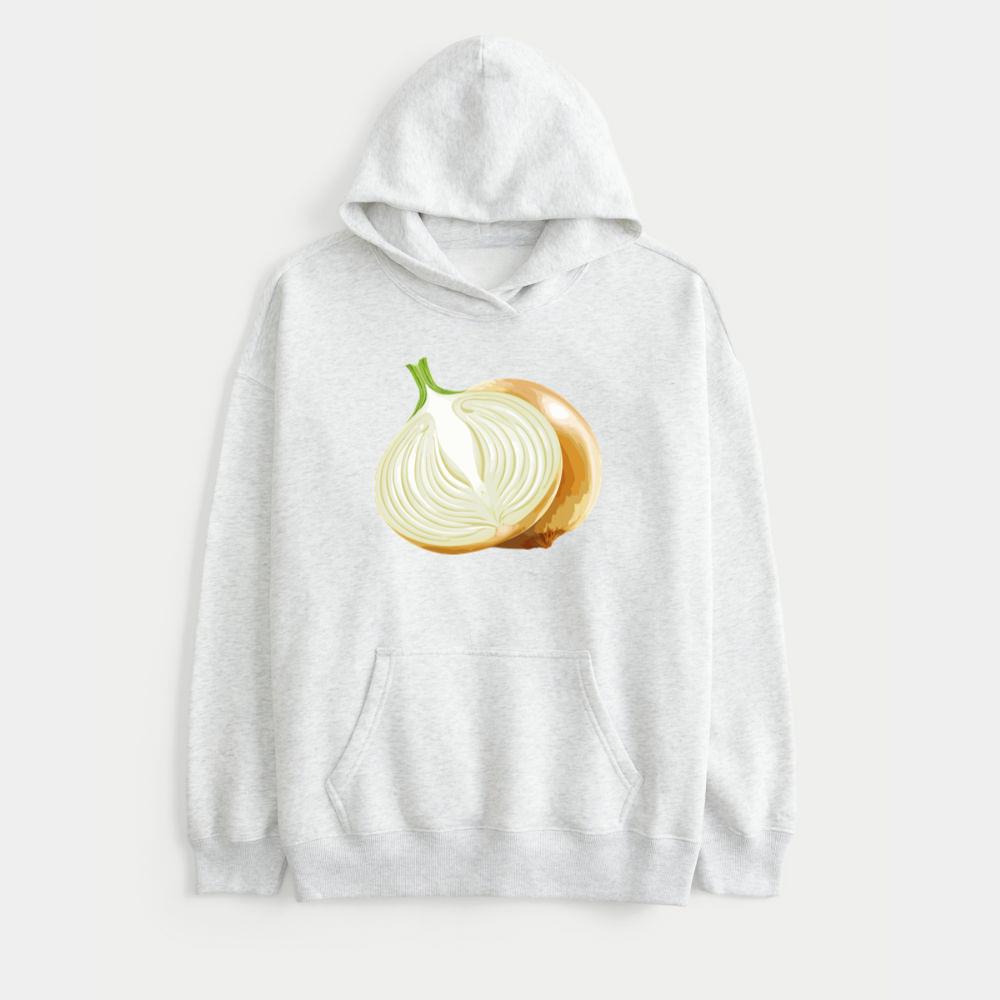 Fresh Sliced White Onion Hoodie