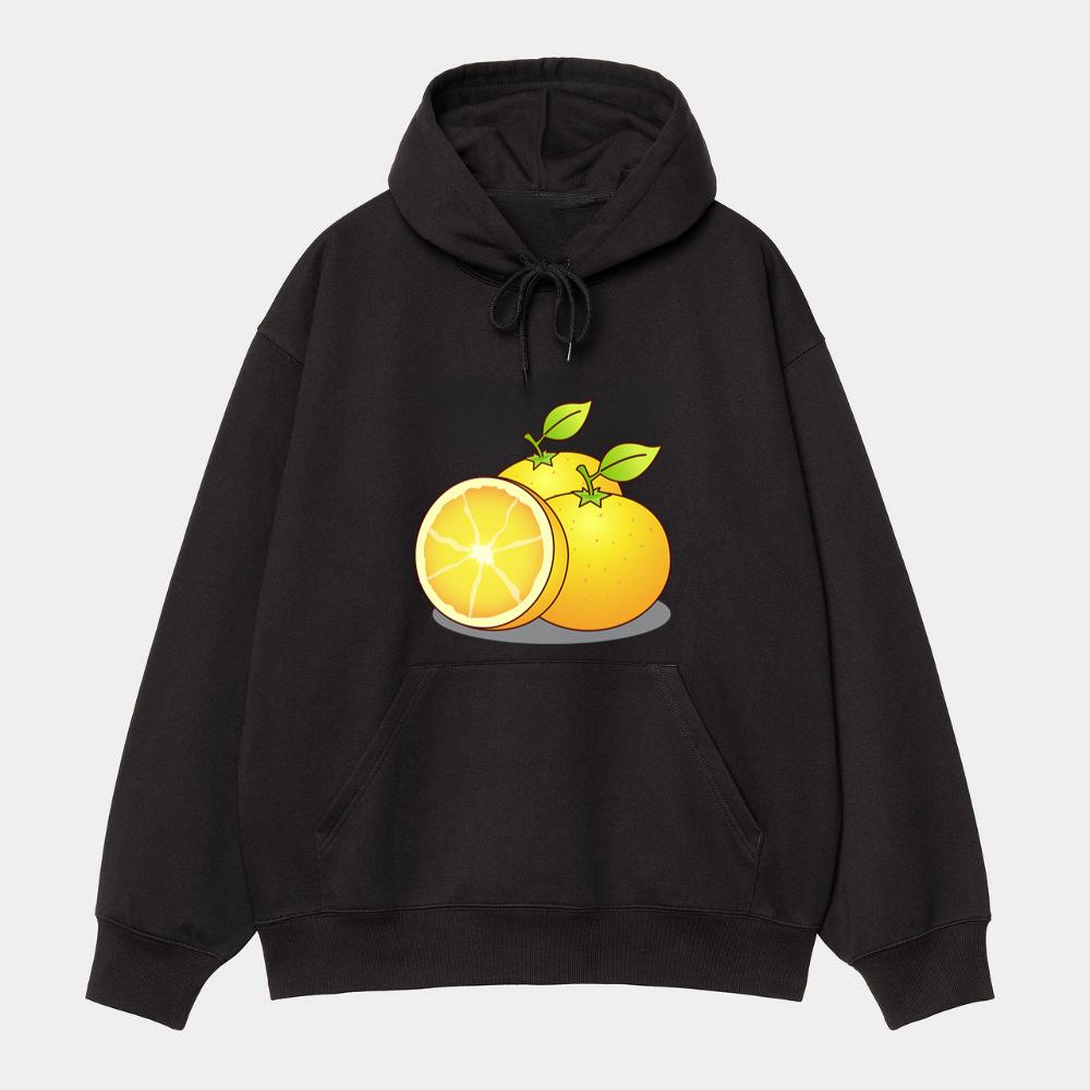 Fresh Yellow Oranges Hoodie