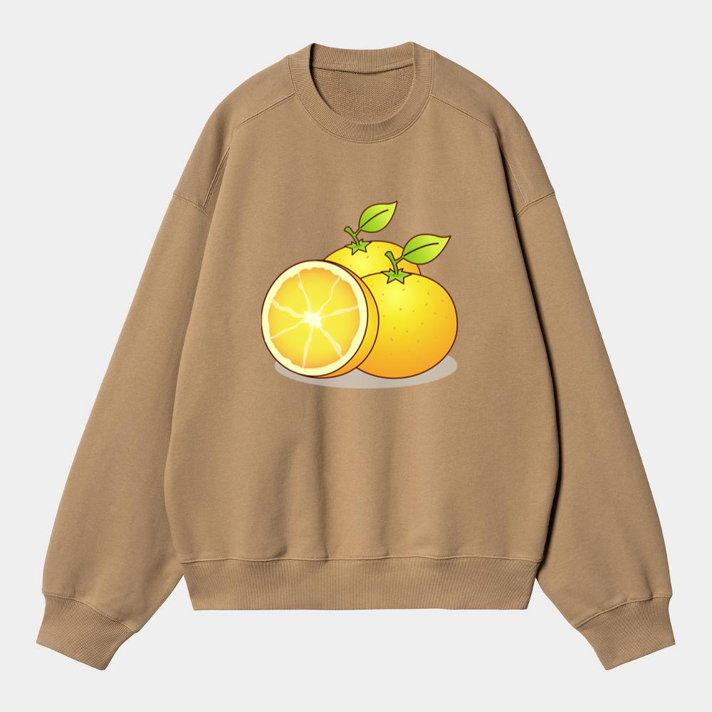 Fresh Yellow Oranges Sweatshirt