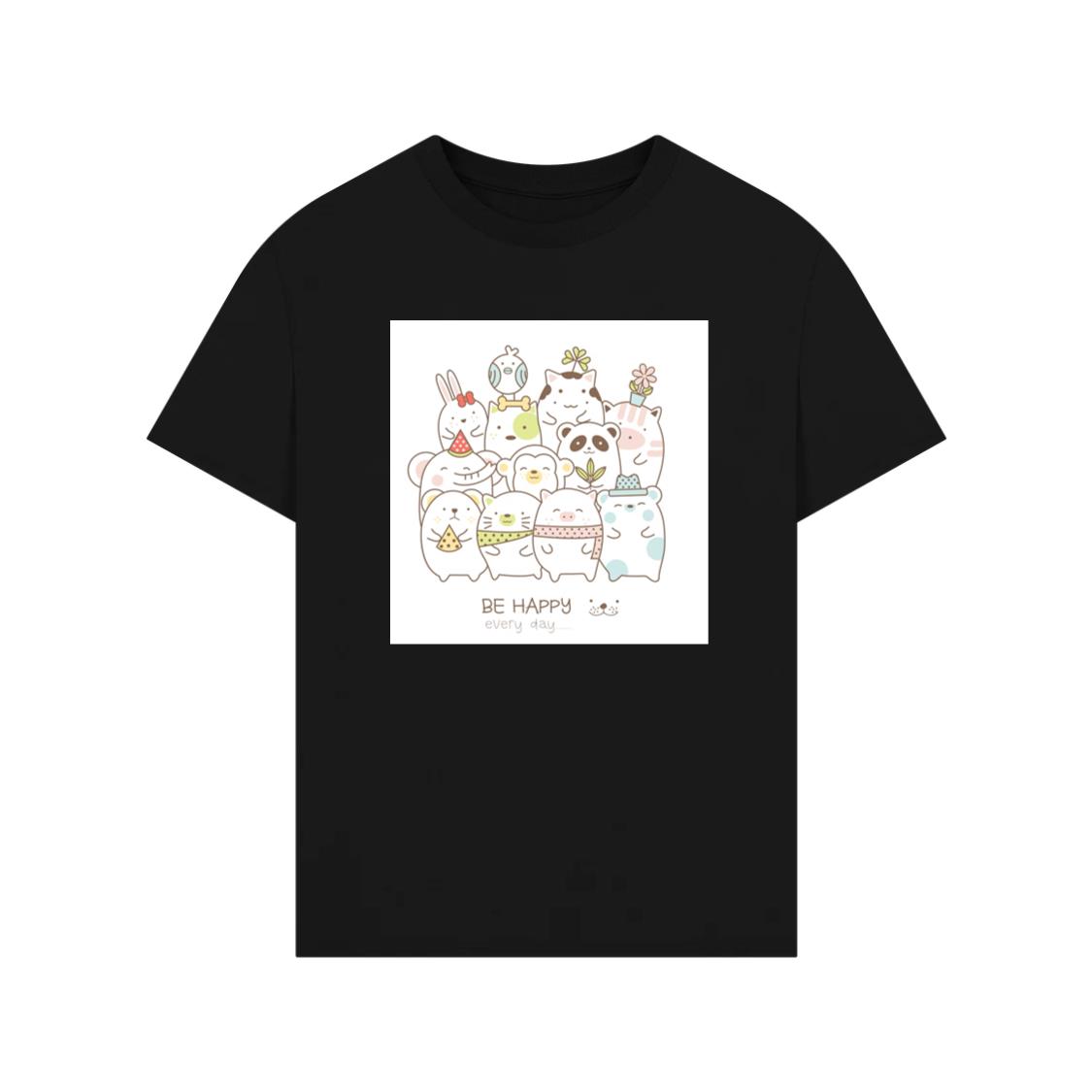 Friendly Animals Wishing You Happiness T-Shirt