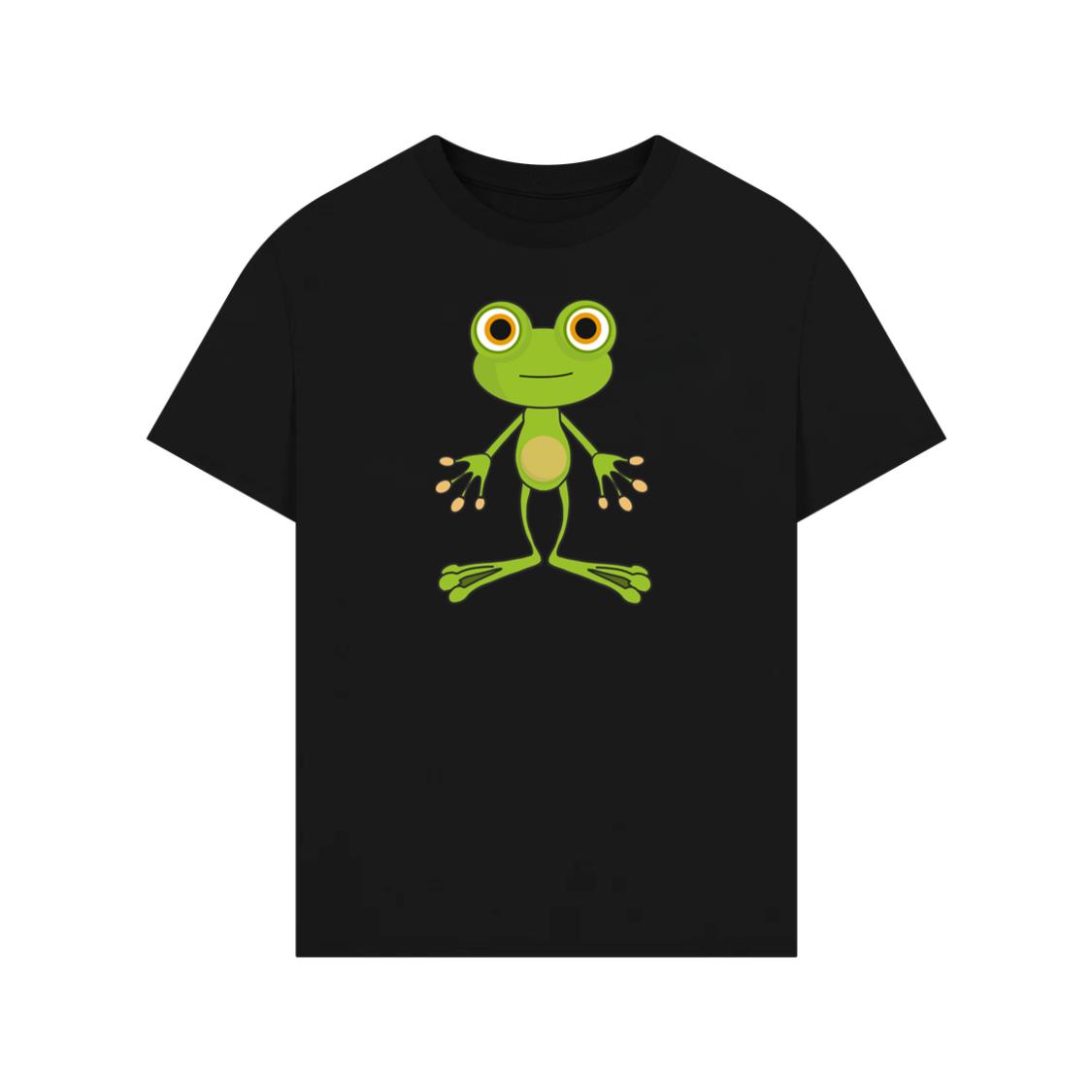 Friendly Standing Green Frog T-Shirt