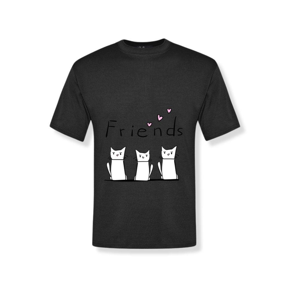 Friends three cats animals animal T-Shirts