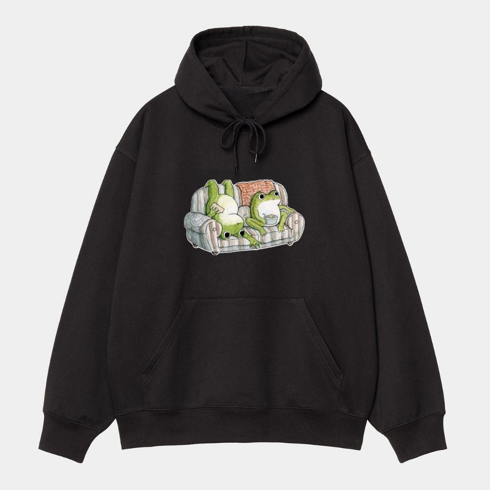 Frog Couch Potatoes Hoodie