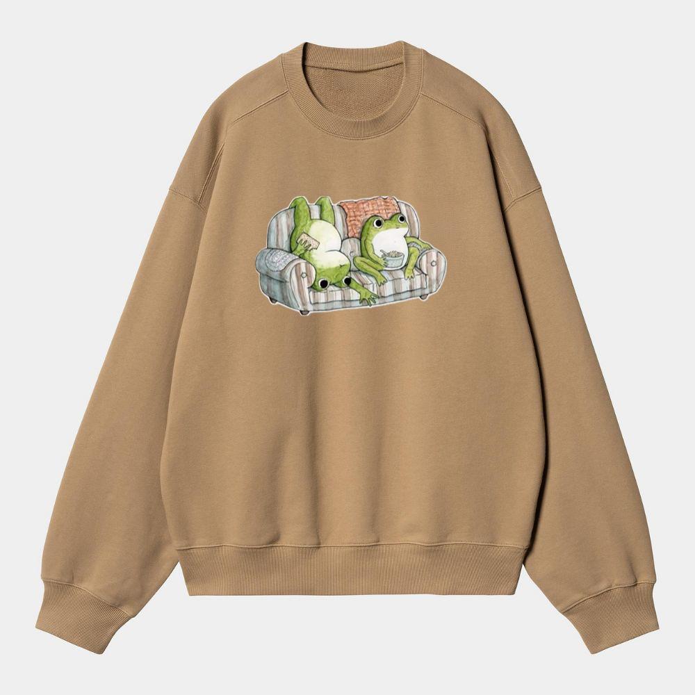 Frog Couch Potatoes Sweatshirt