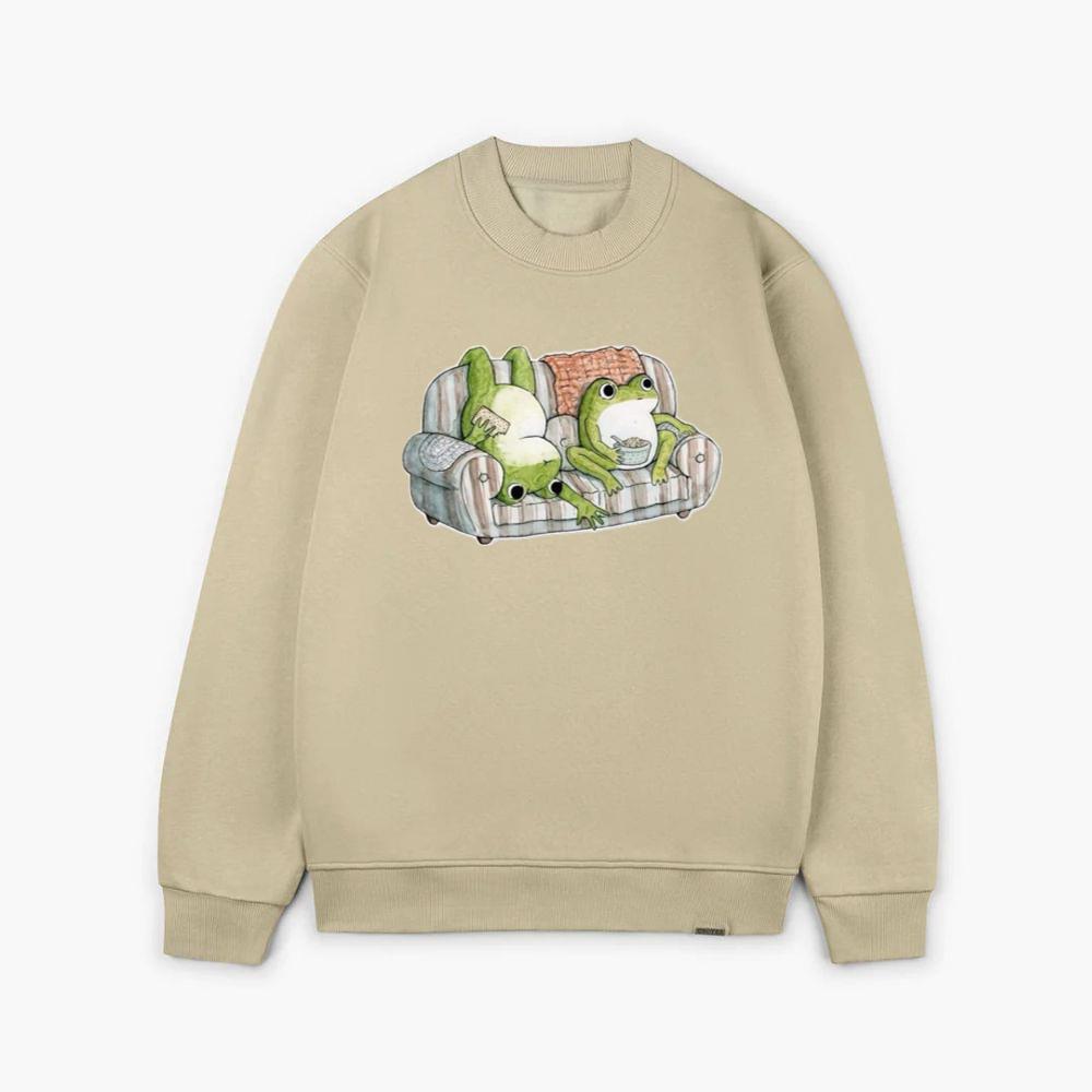 Frog Couch Potatoes Sweatsrhits