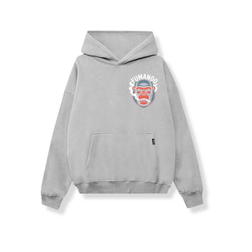 Fumando Gorilla Smoking Cigar Illustration Hoodie