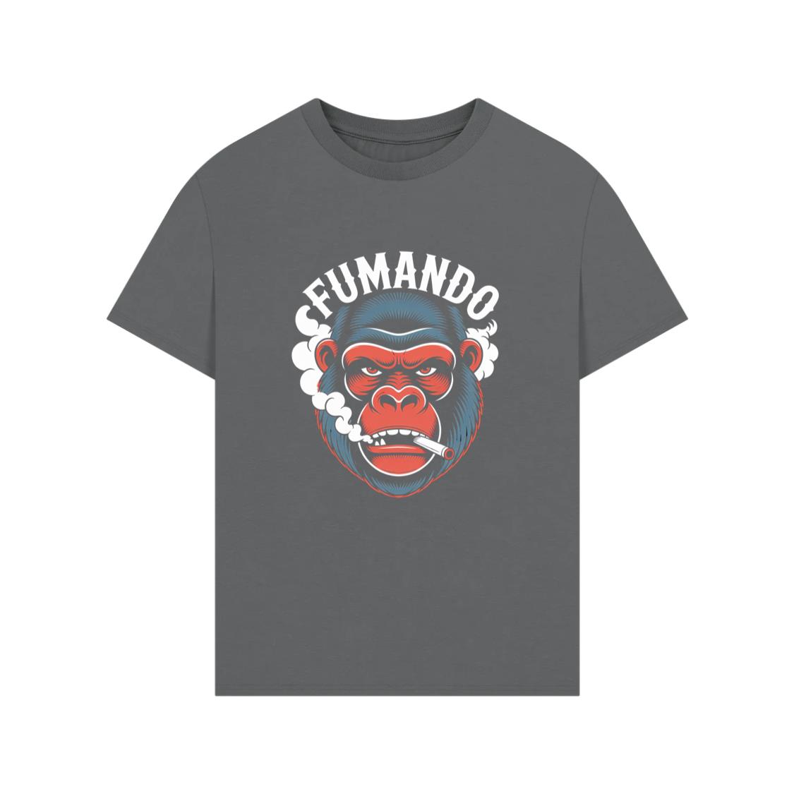 Fumando Gorilla Smoking Cigar Illustration TShirt Rewinde