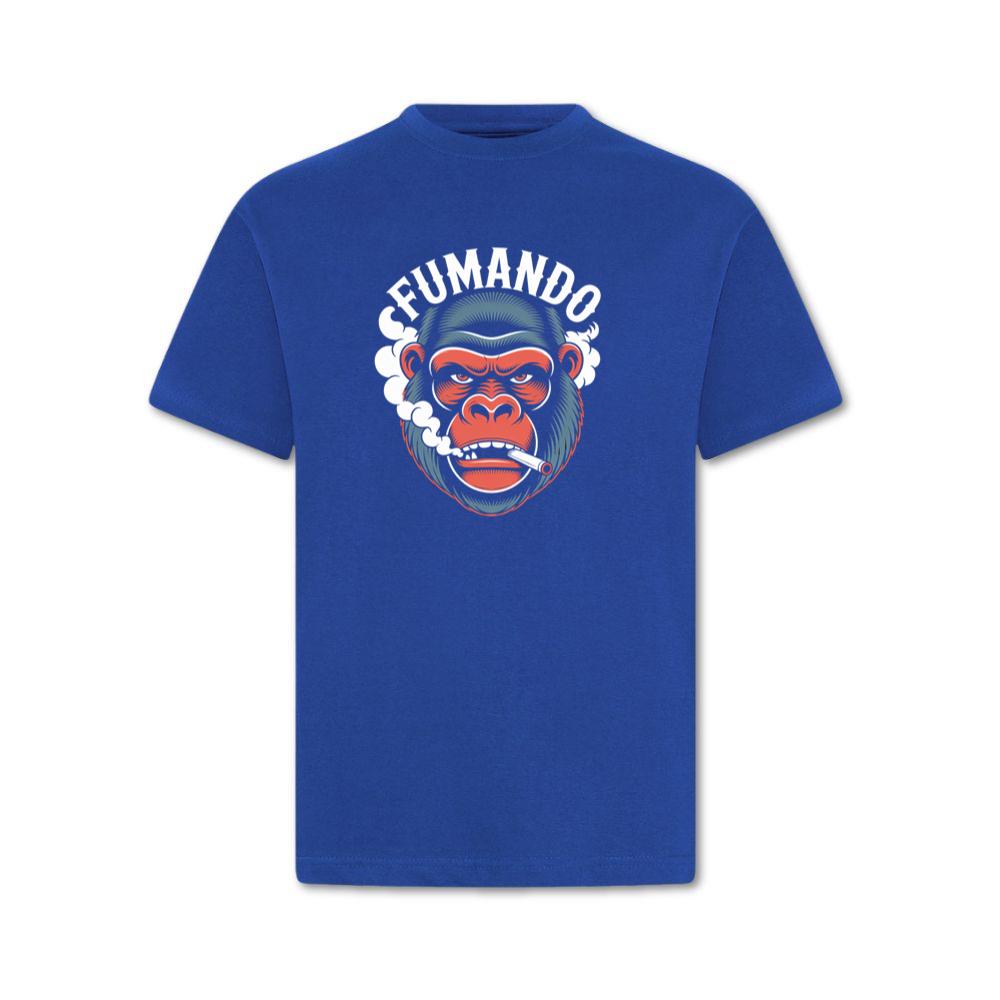 Fumando Gorilla Smoking Cigar Illustration T-Shirt