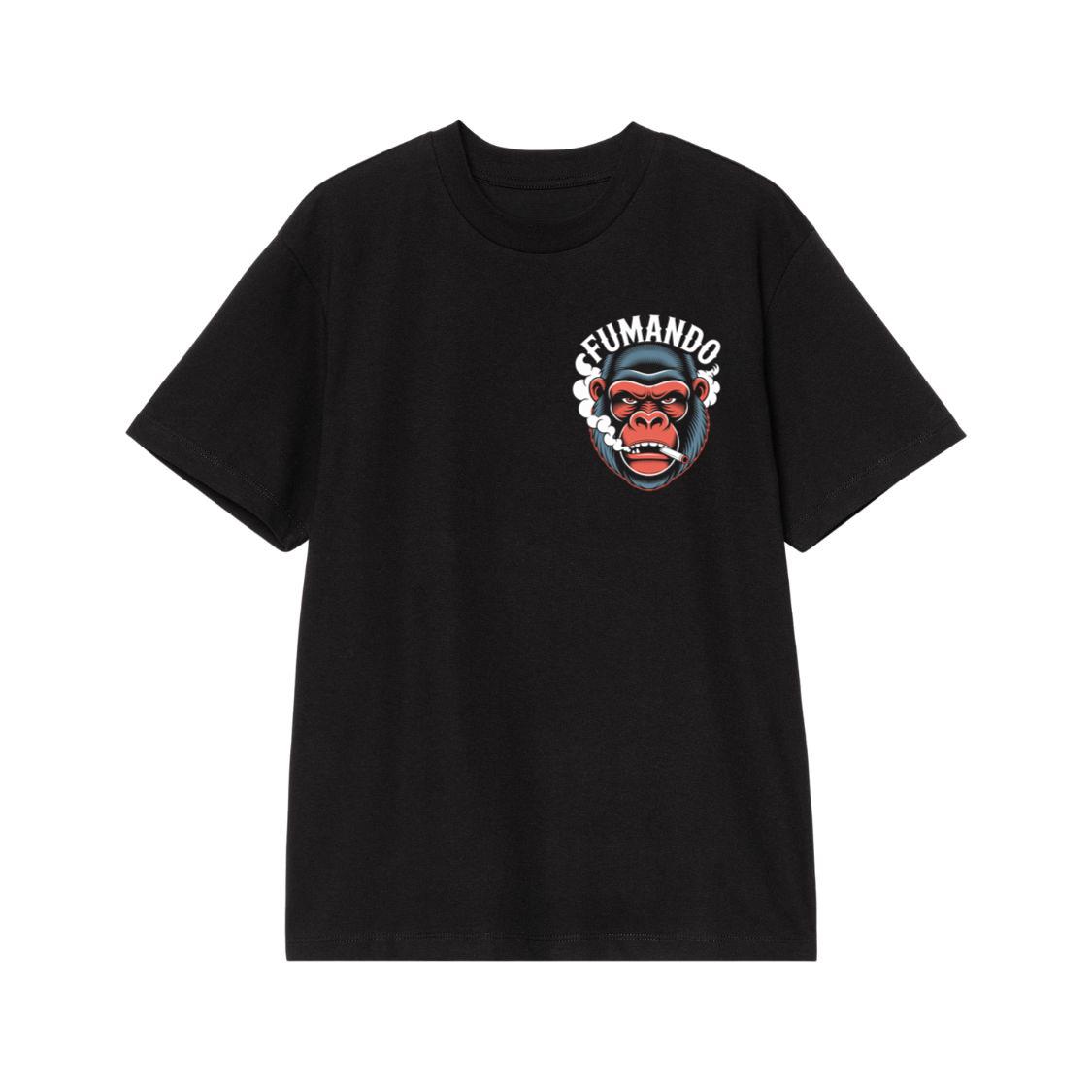 Fumando Gorilla Smoking Cigar Illustration T-Shirt