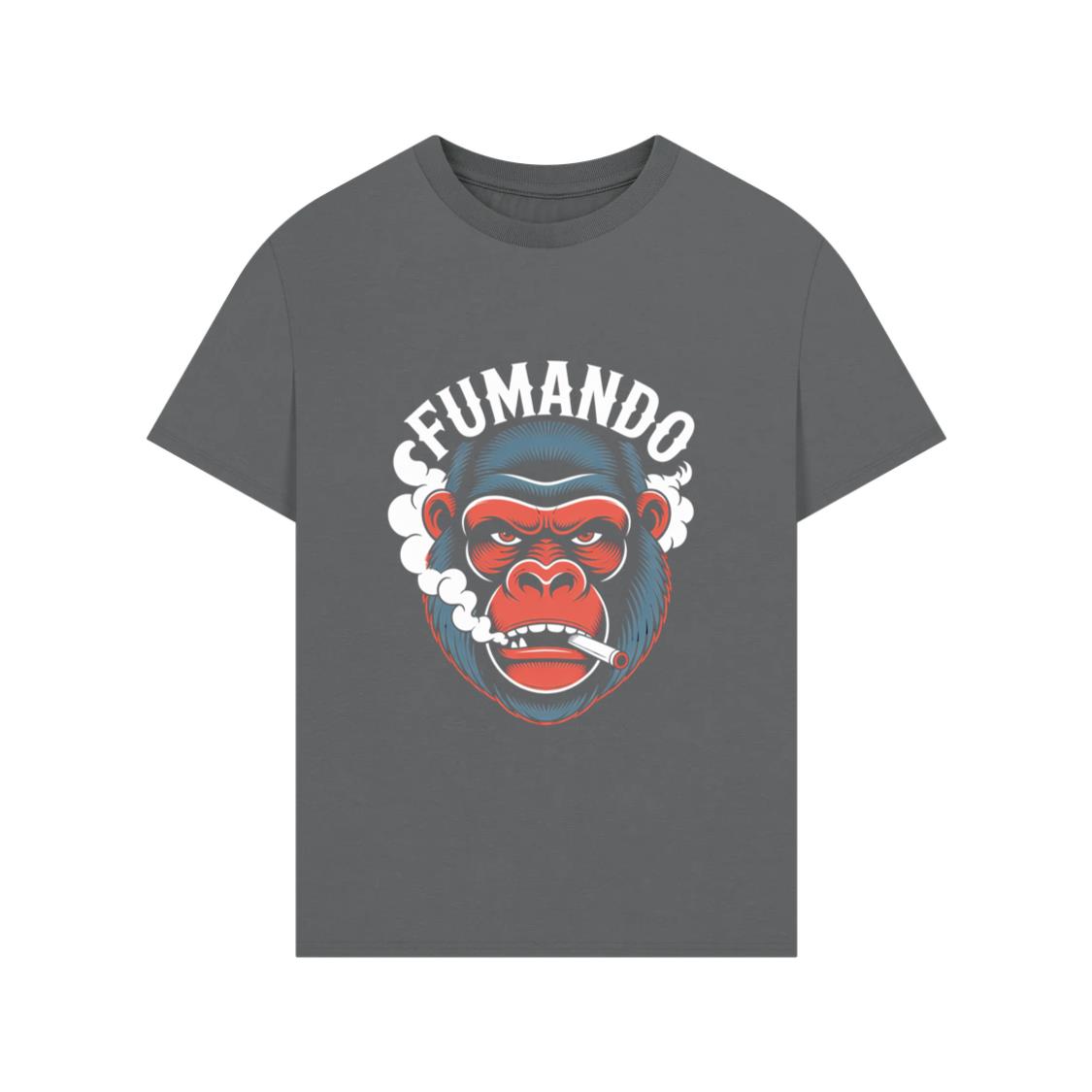 Fumando Gorilla Smoking Cigar Illustration T-Shirts