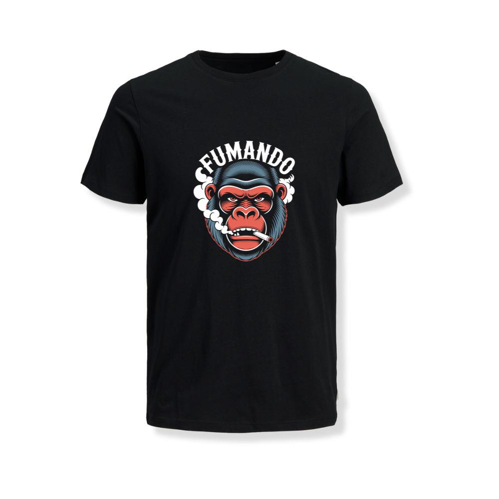 Fumando Gorilla Smoking Cigar Illustration T-Shirts