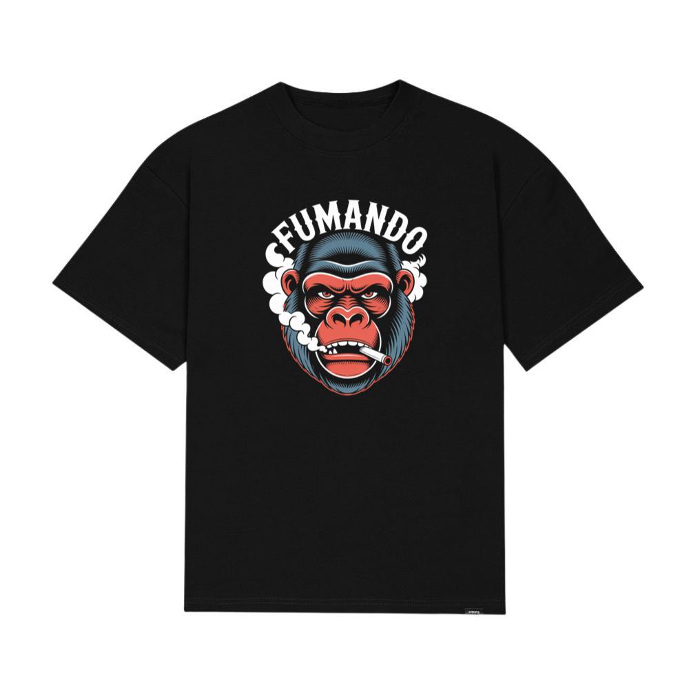 Fumando Gorilla Smoking Cigar Illustration T-Shirts
