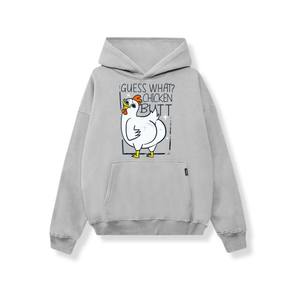 Funny Animal Farm Guess What Chicken Butt Hoodies