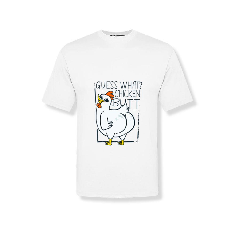 Funny Animal Farm Guess What Chicken Butt T-Shirt