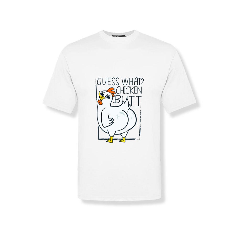Funny Animal Farm Guess What Chicken Butt T-Shirt