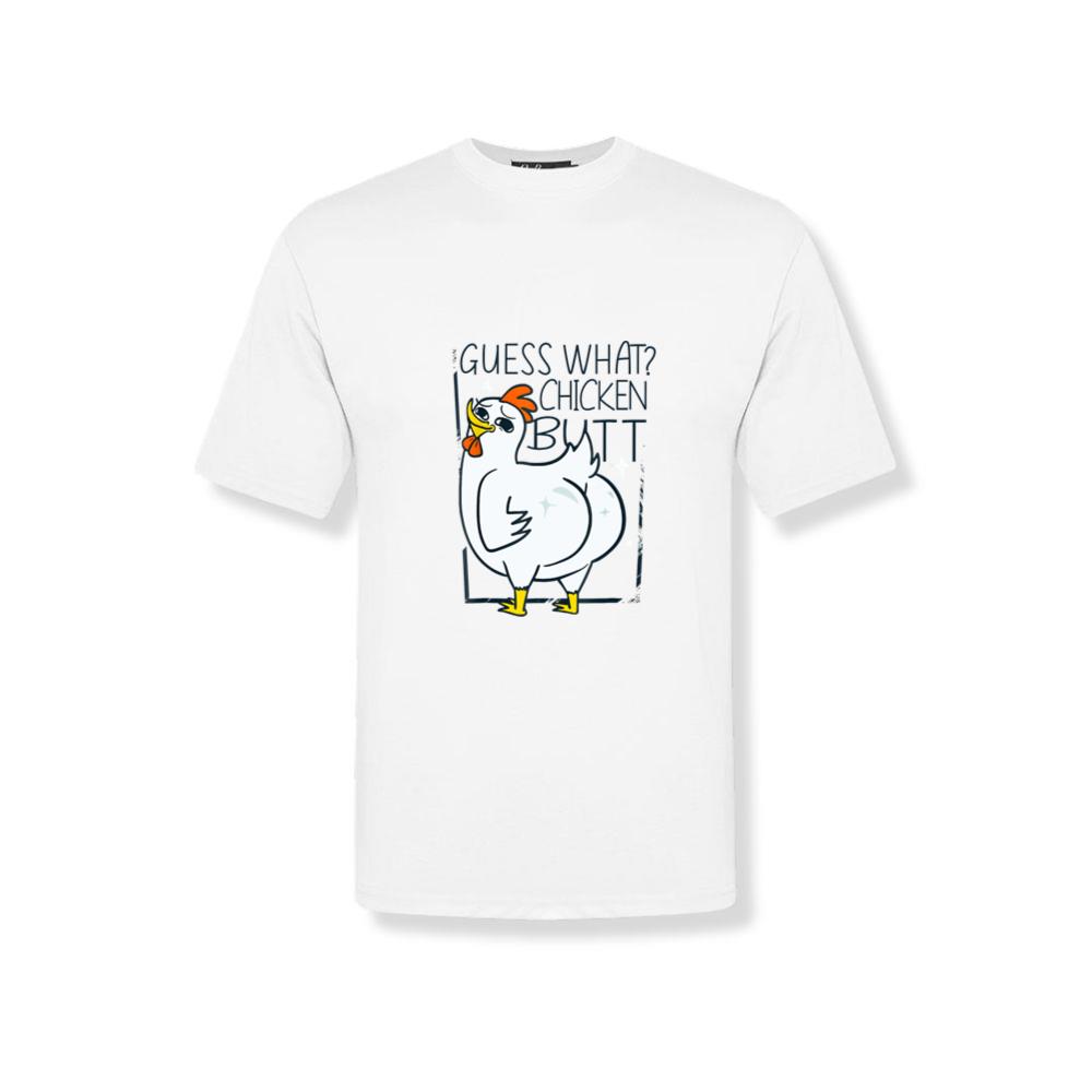 Funny Animal Farm Guess What Chicken Butt T-Shirts