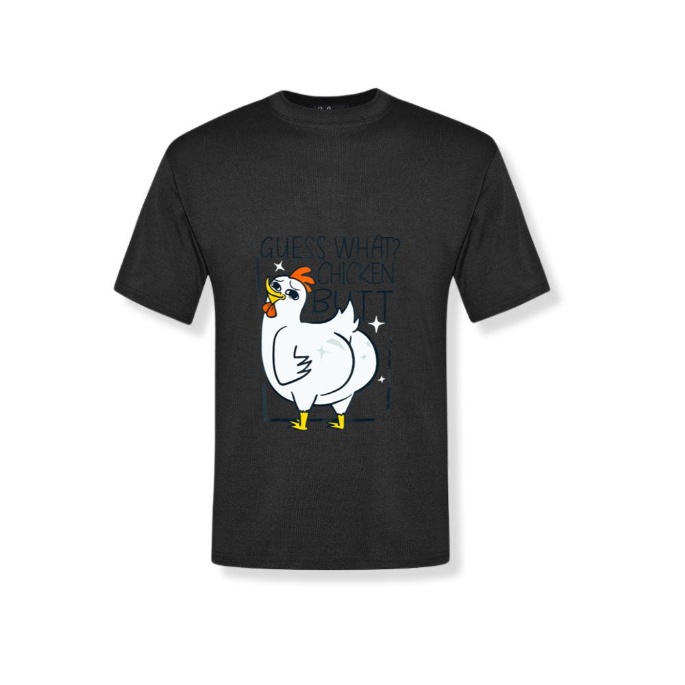 Funny Animal Farm Guess What Chicken Butt T-Shirts