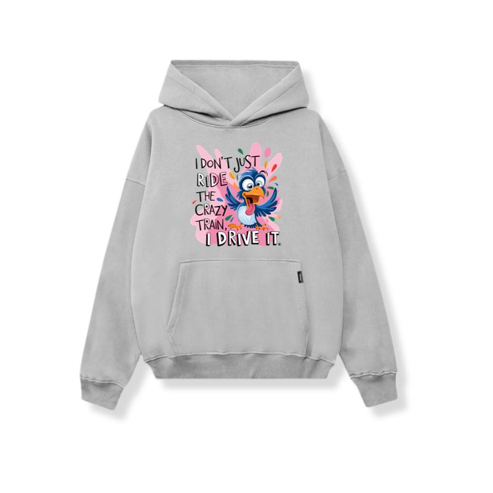 Funny Animal Quotes I Dont Just ride the crazy Hoodies