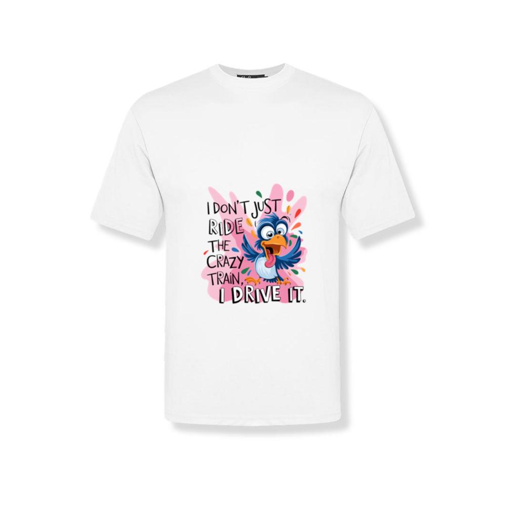 Funny Animal Quotes I Dont Just ride the crazy T-Shirt