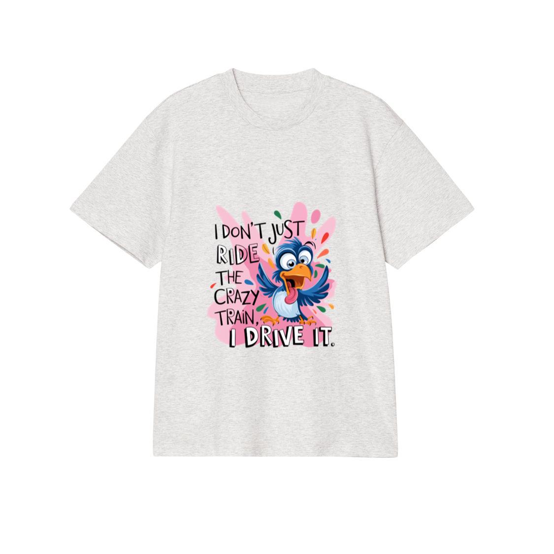 Funny Animal Quotes I Dont Just ride the crazy T-Shirt