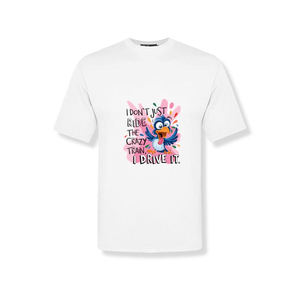 Funny Animal Quotes I Dont Just ride the crazy T-Shirts