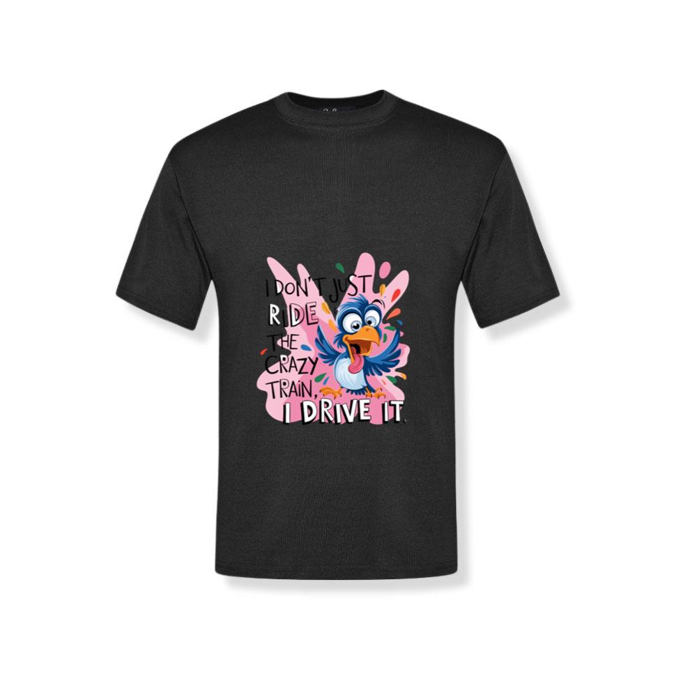Funny Animal Quotes I Dont Just ride the crazy T-Shirts