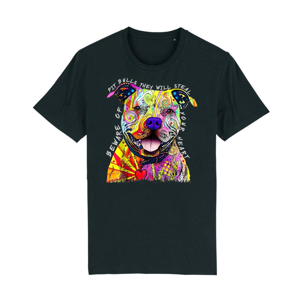 Funny Beware Of Pit Bulls, Dean Russo Pitbull Original T-Shirt