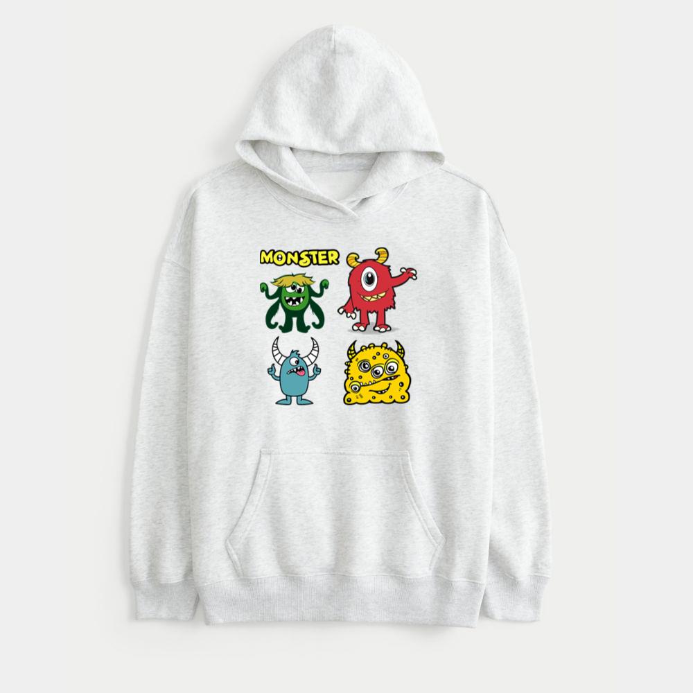 Funny Cartoon Monsters Hoodie