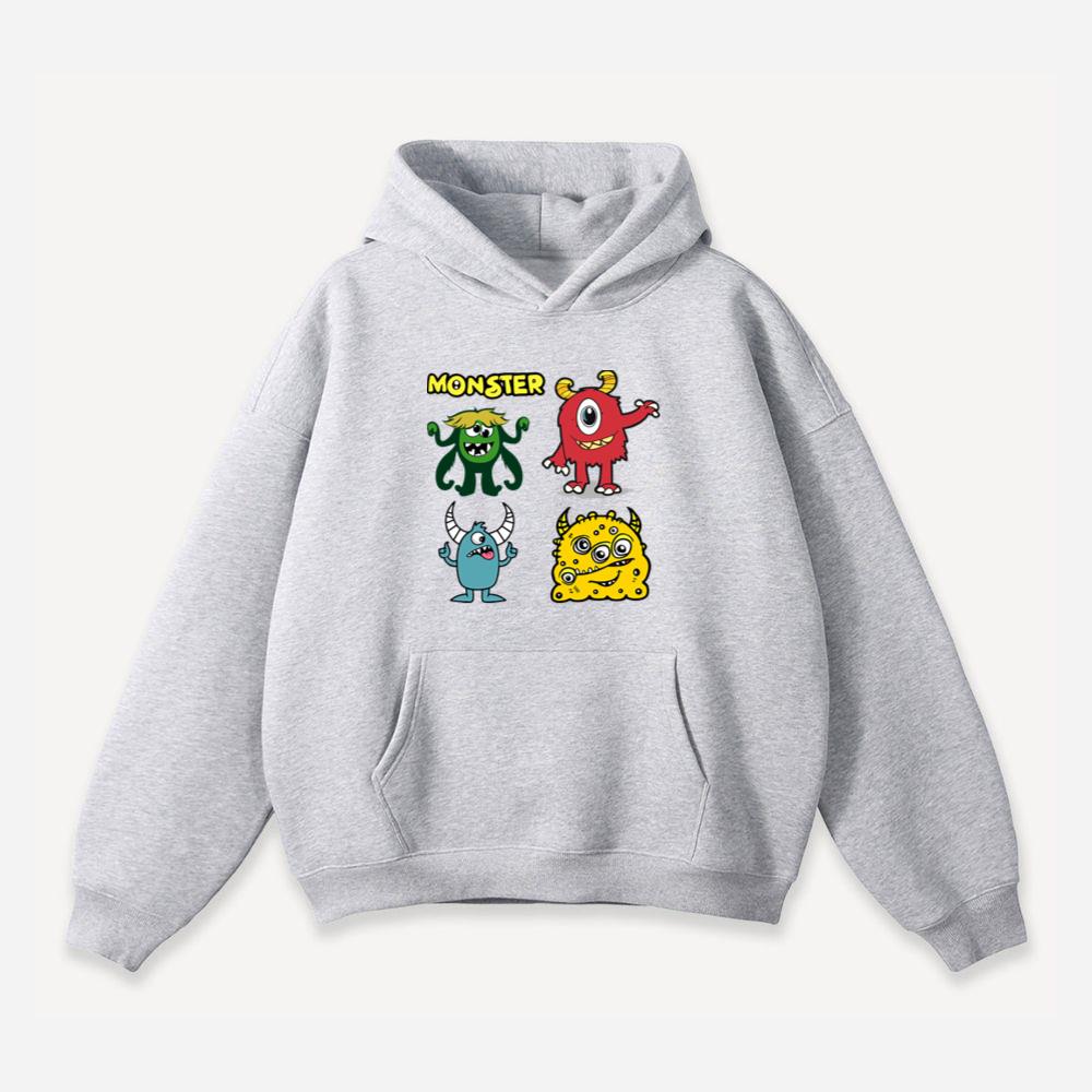 Funny Cartoon Monsters Hoodies Dailyverdes