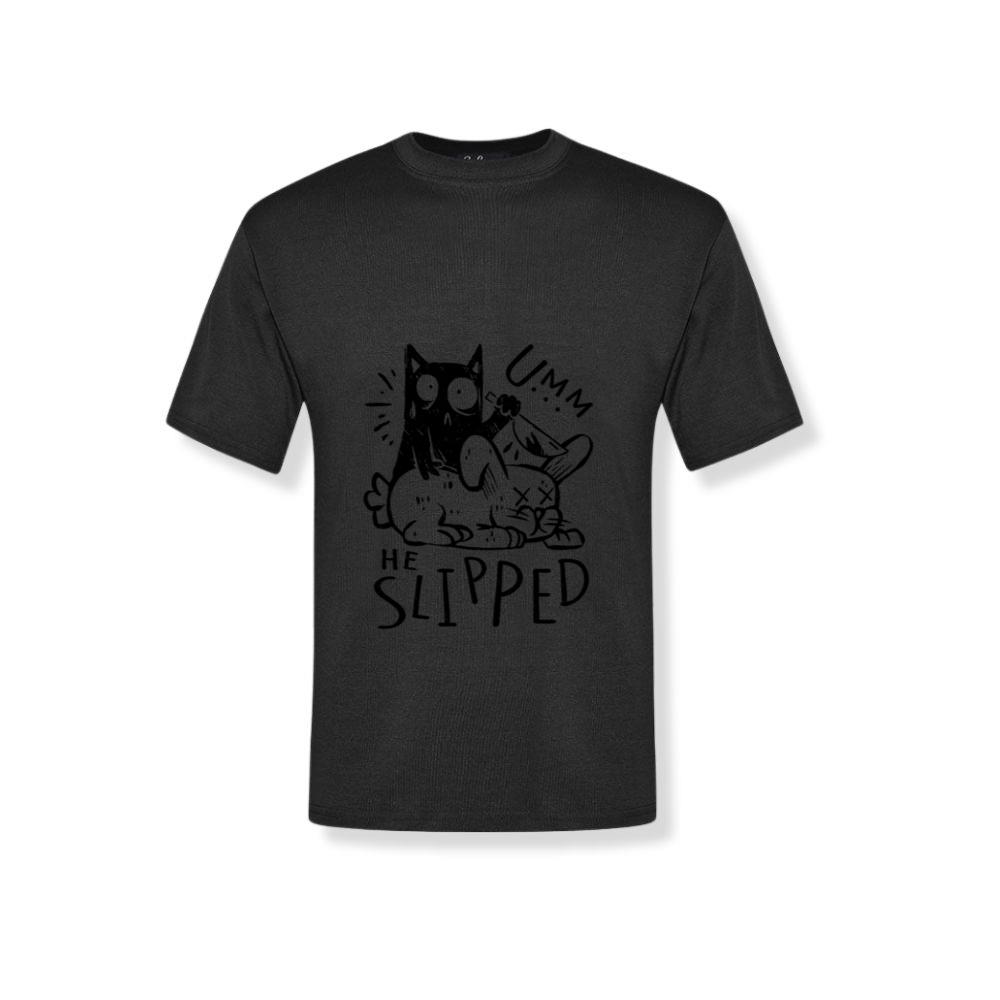 Funny Cat with a Bunny Rabbit Animal Design T-Shirts