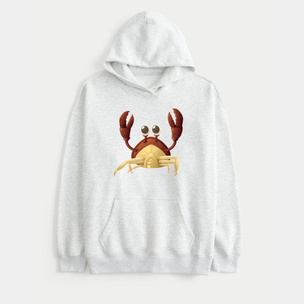 Funny Crab With Big Eyes Hoodie