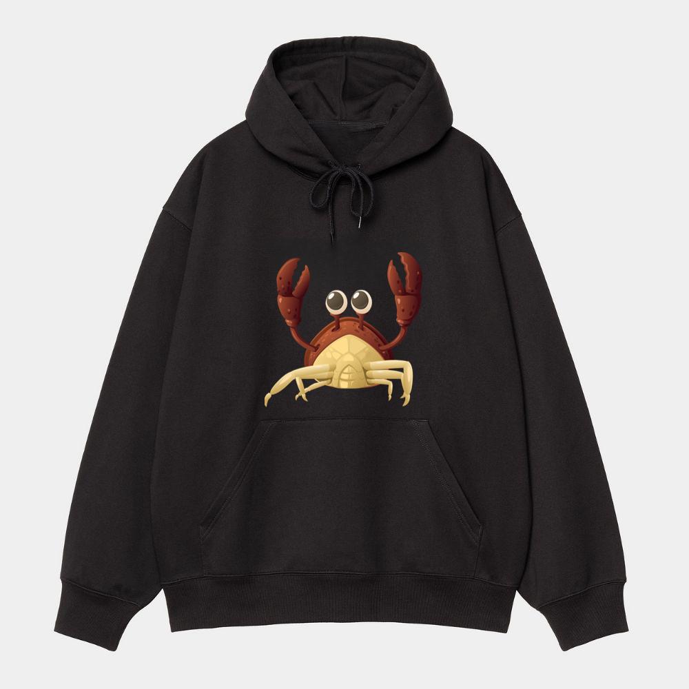 Funny Crab With Big Eyes Hoodie