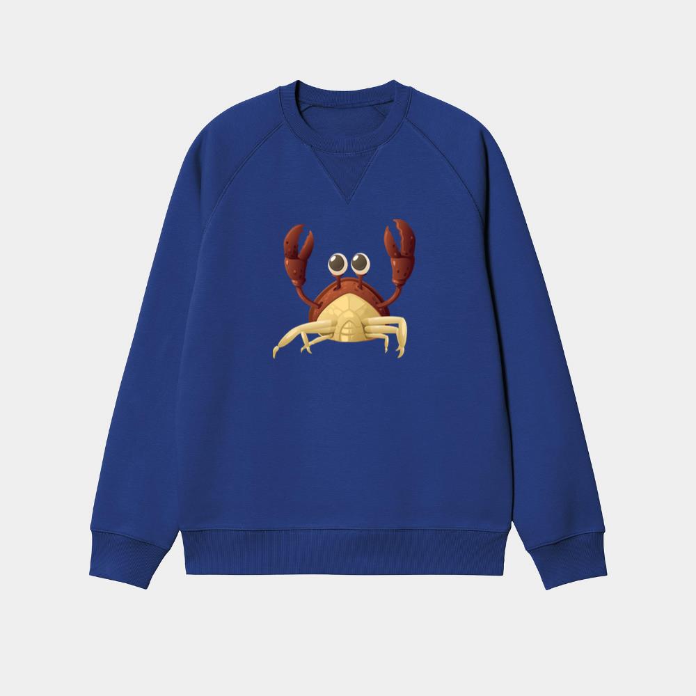 Funny Crab With Big Eyes Sweatshirt