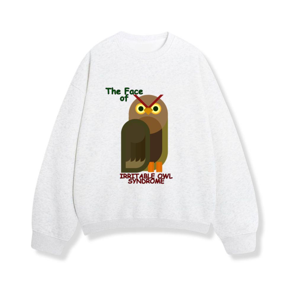 Funny Cute Animal Owl Lover Design Sweatshirt