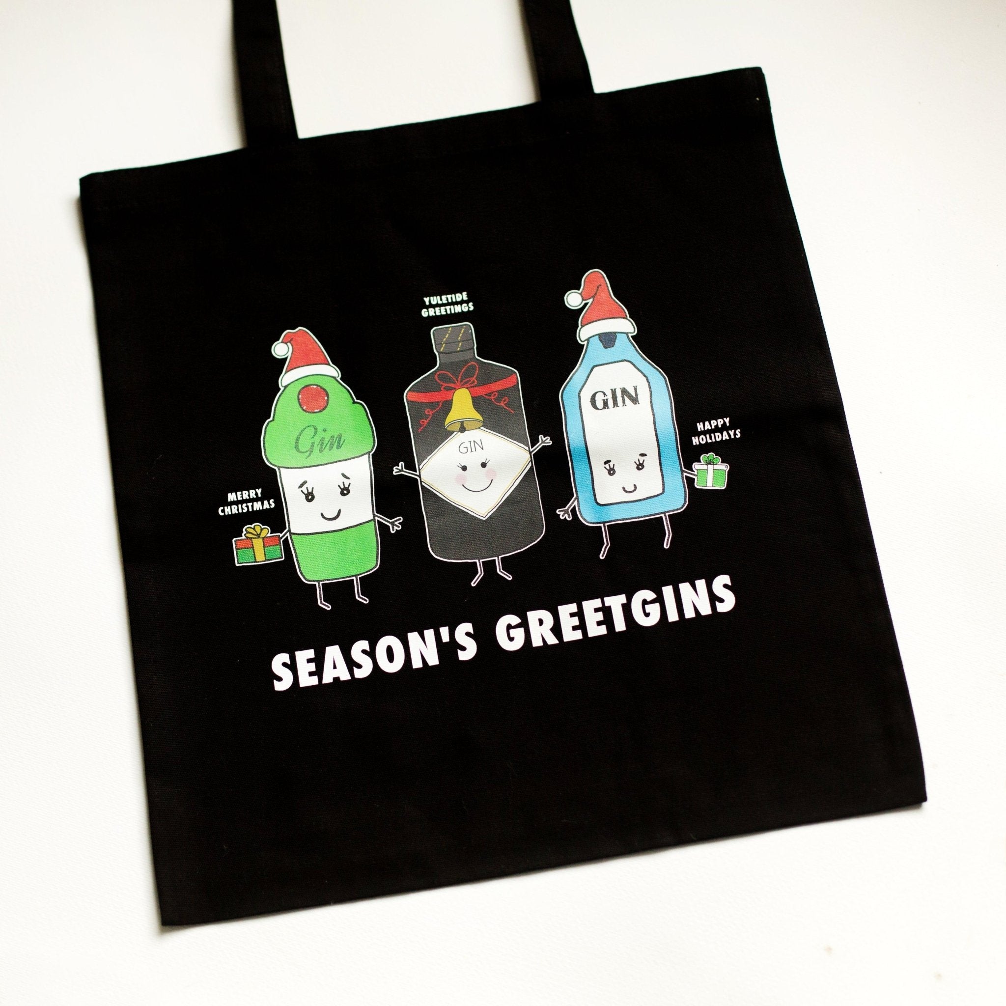 Funny Gin Christmas Tote Bag - Image 3