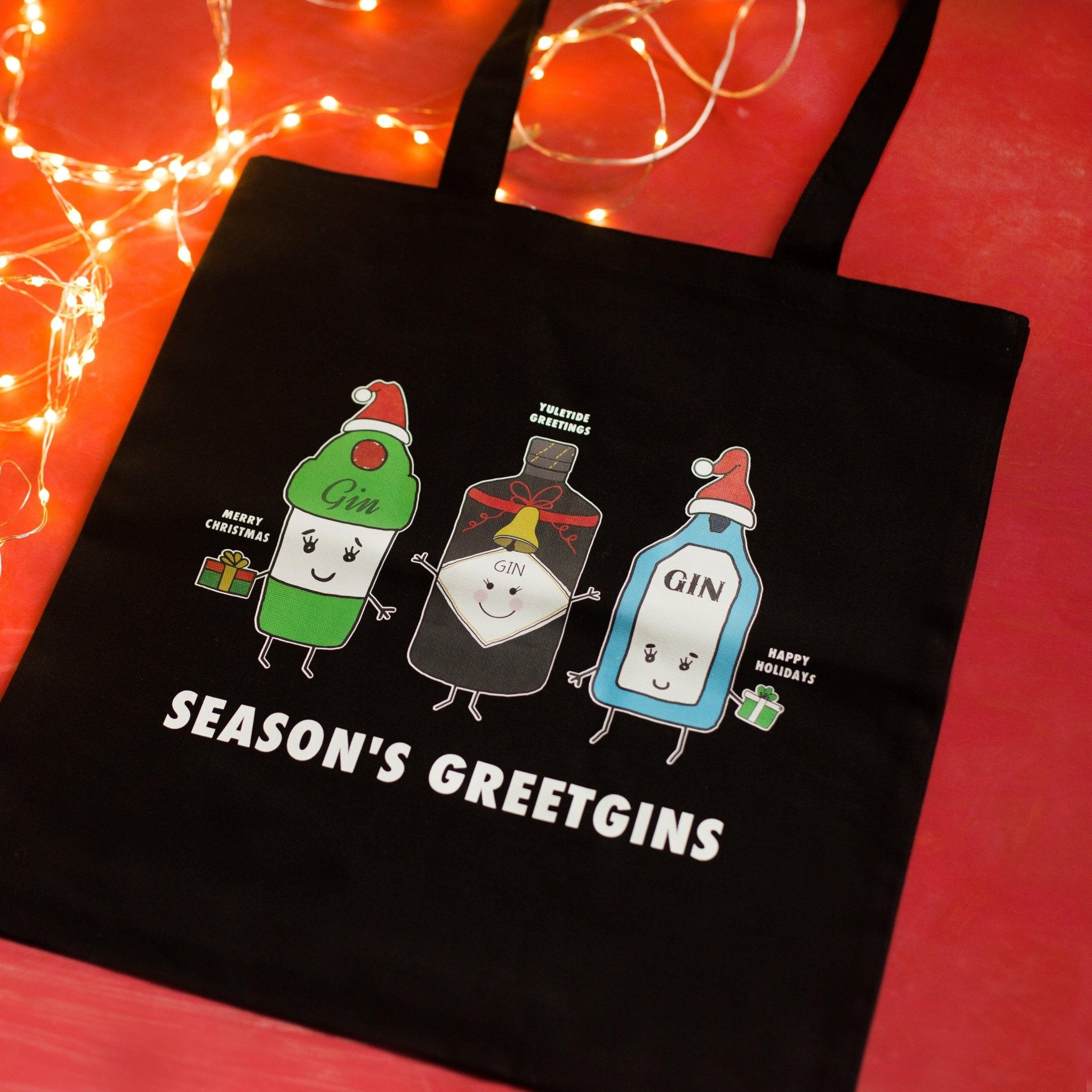 Funny Gin Christmas Tote Bag - Image 4