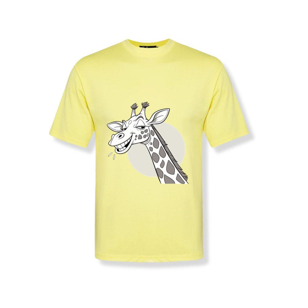 Funny Giraffe Animal Drawing T-Shirts
