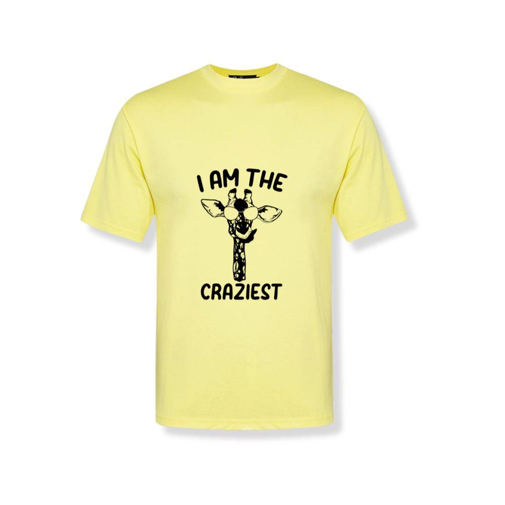 Funny Giraffe Zoo Animal Giraffe I Am The Craziest T-Shirts