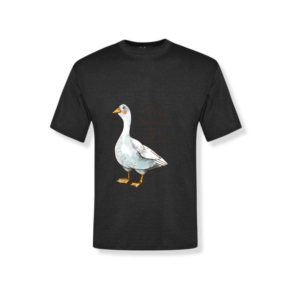 Funny Goose On The Loose Cute Animal Bird Love T-Shirts