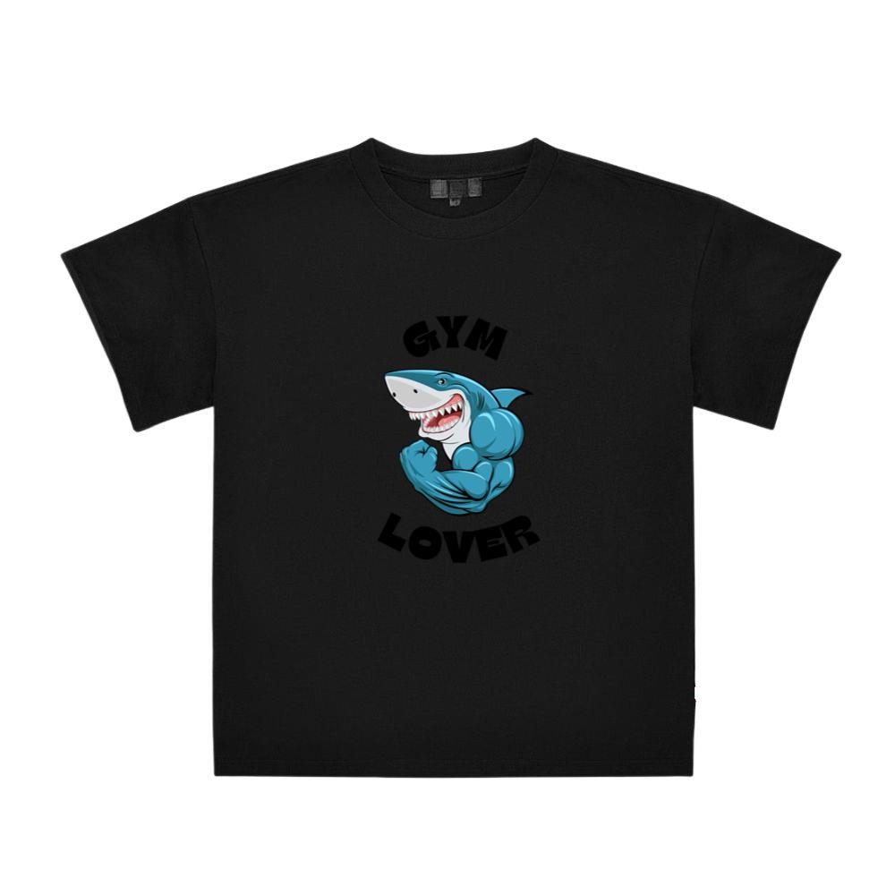 Funny Gym Lover Shark Men Top T-Shirts
