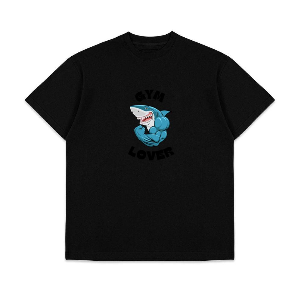 Funny Gym Lover Shark Men Top T-Shirts