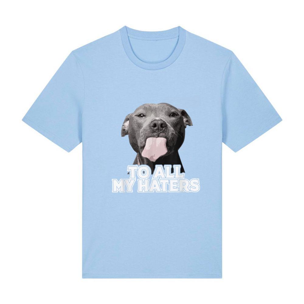 Funny Pitbull To All My Haters Pitbull Dog Lover T-Shirt for Men Women