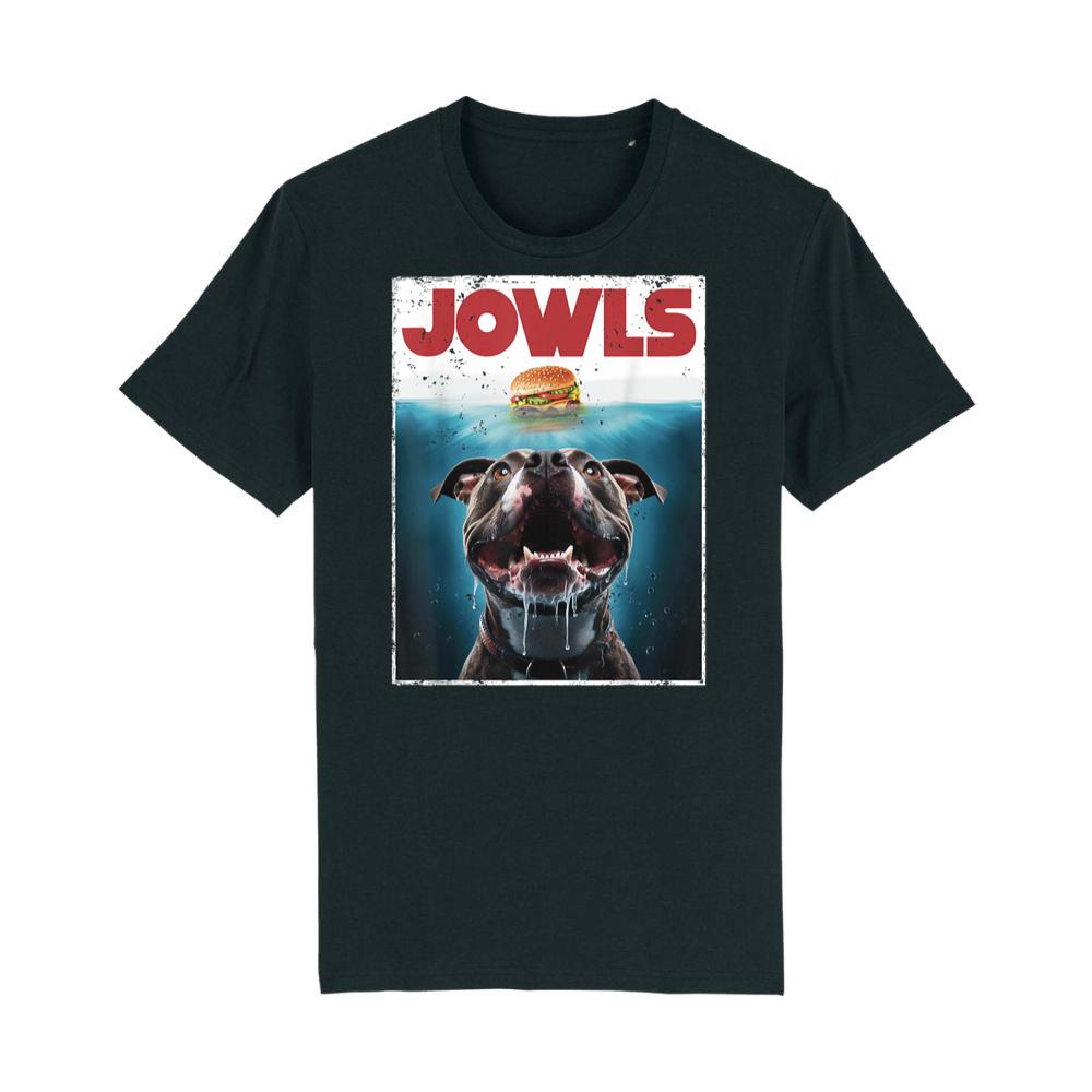 Funny Pittie Pitbull Pit Bull Jowls Burger, Bully Dog Mom T-Shirt