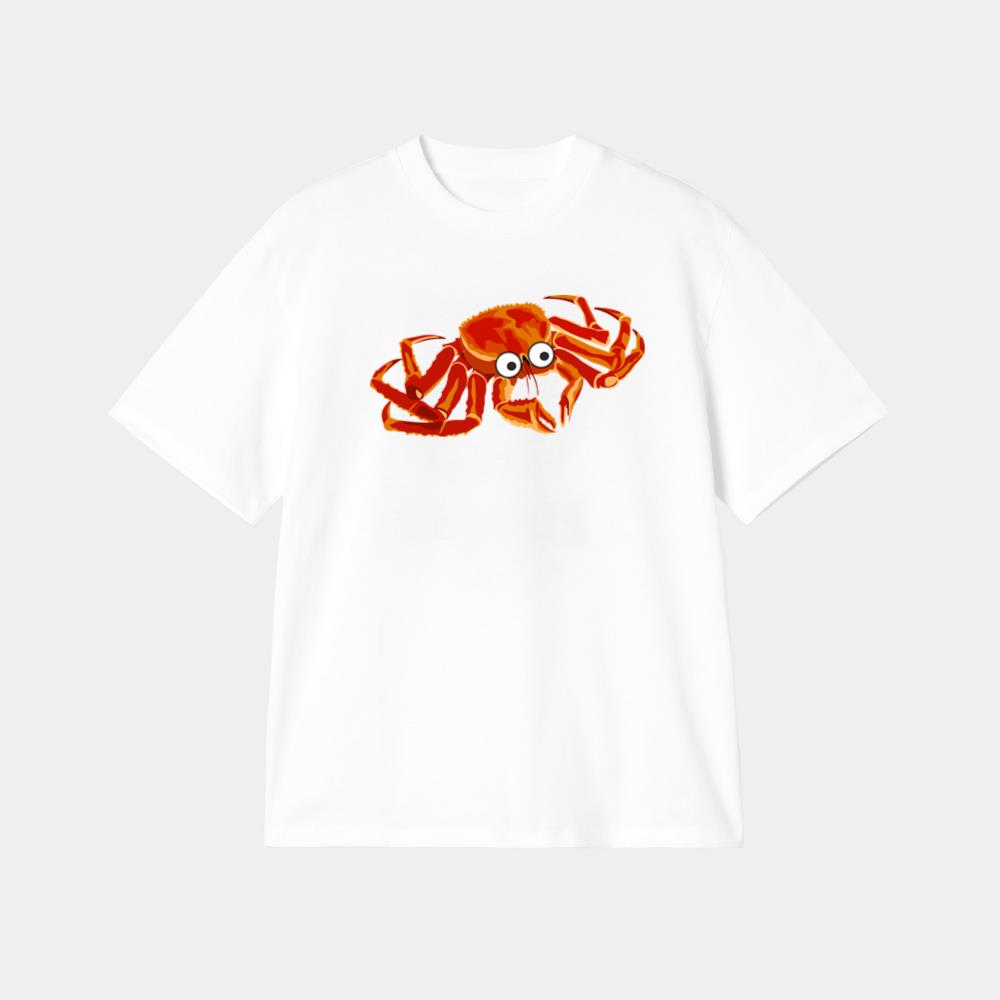 Funny Red Cartoon Crab T-Shirt