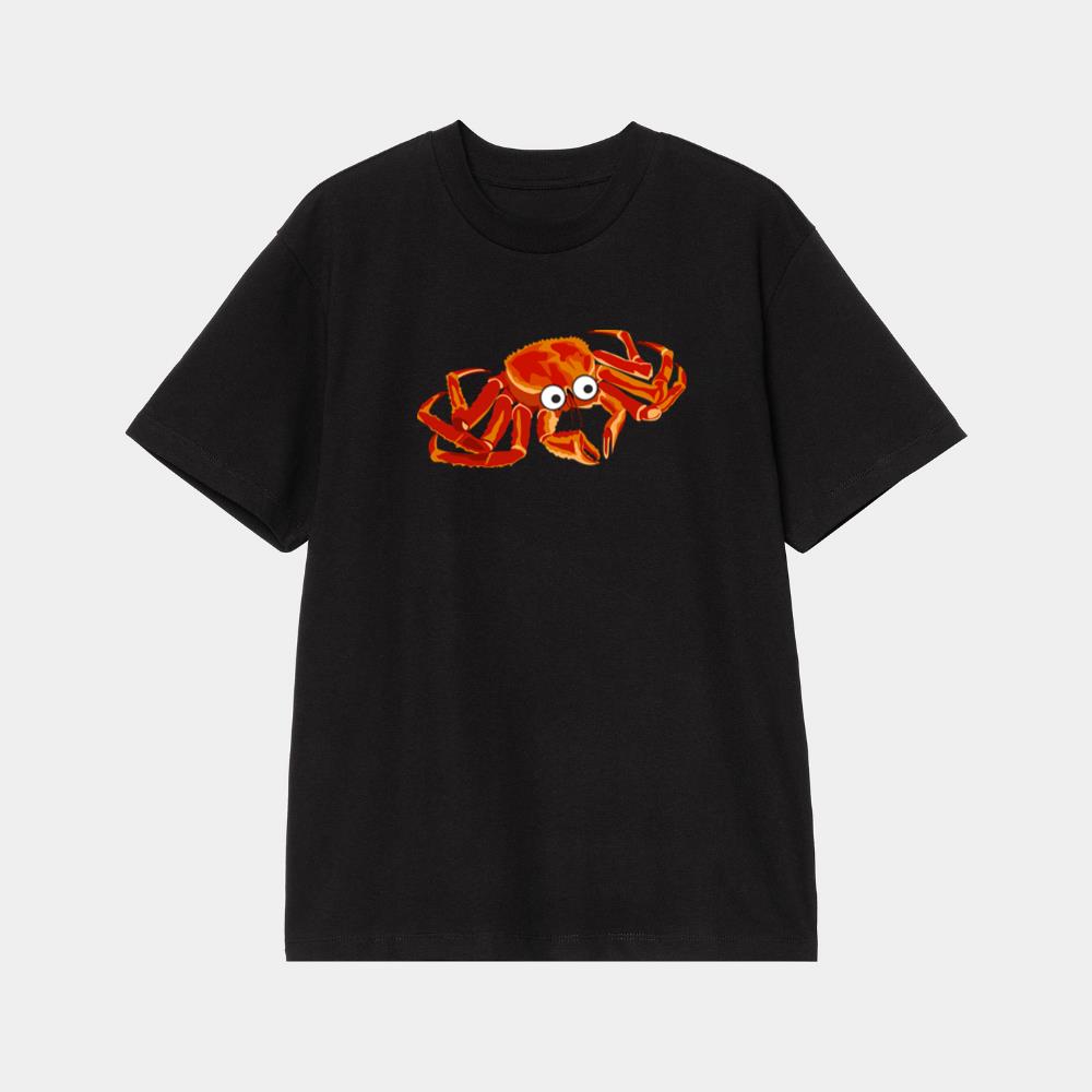 Funny Red Cartoon Crab T-Shirt