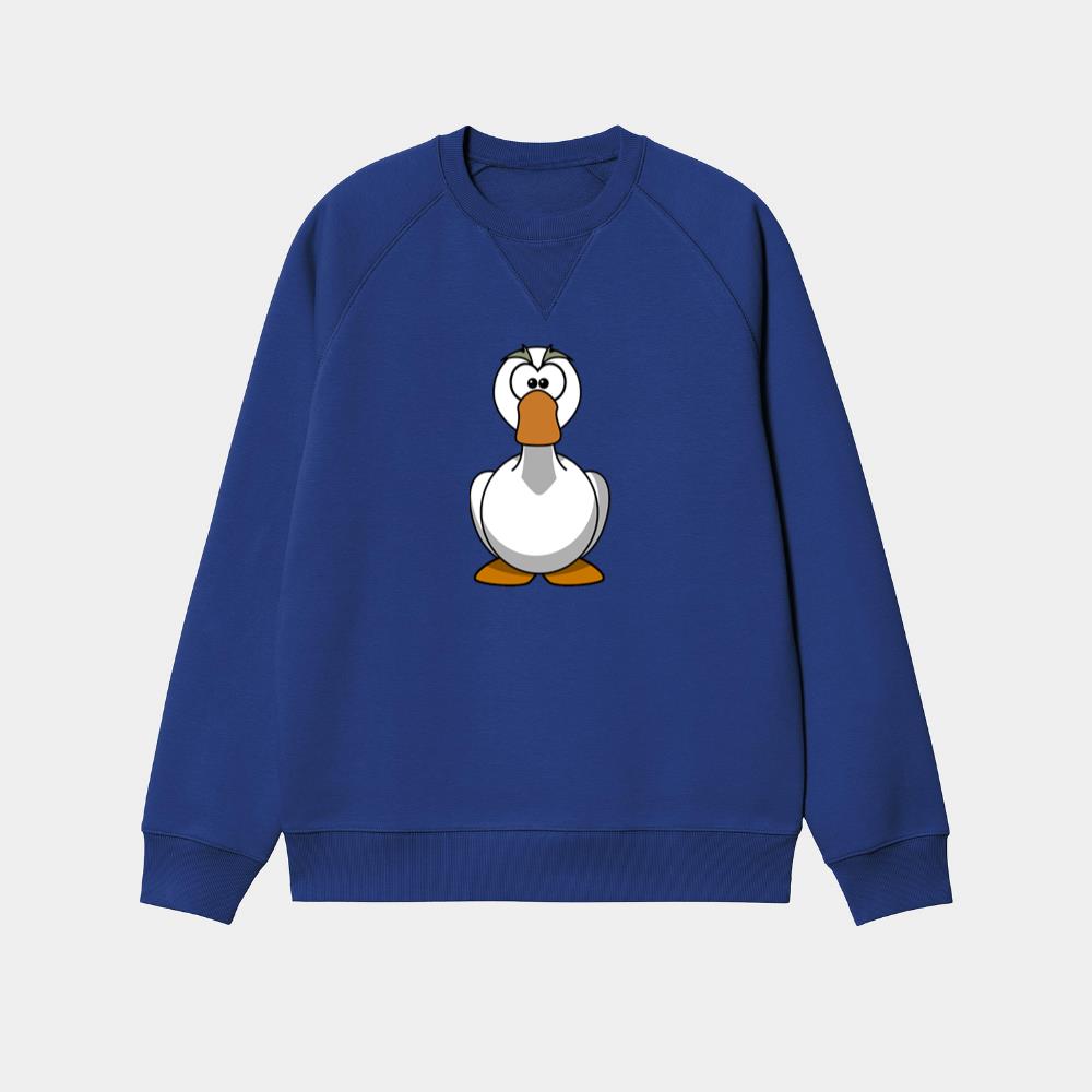 Funny Round Goose Pose Sweatshirt