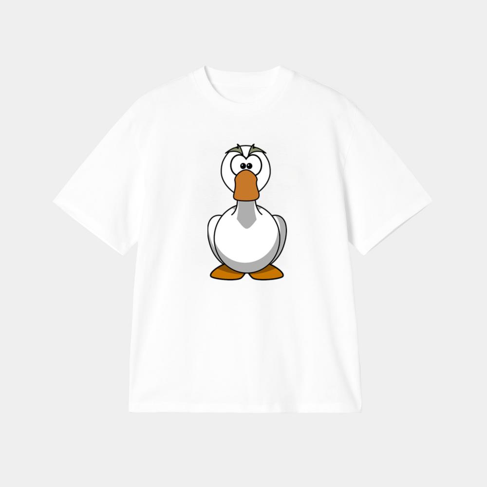 Funny Round Goose Pose T-Shirt
